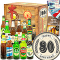 Geburtstag 80 | 12x Bier International und DE | Geschenkset
