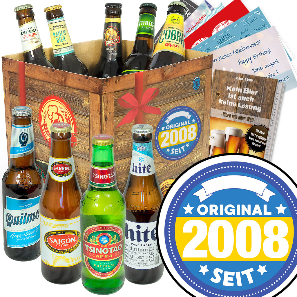 Original seit 2008 | 9 Biersorten Bier International | Biertasting