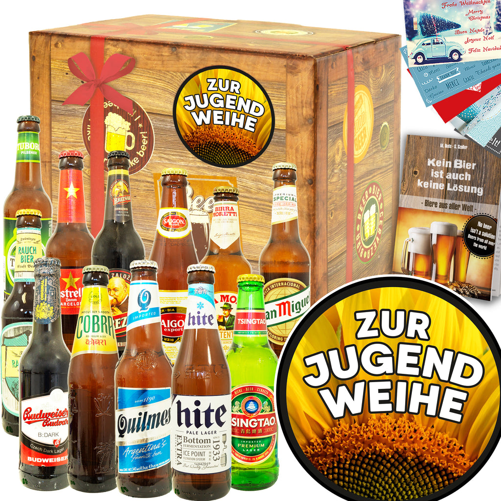 Zur Jugendweihe | 12 Biersorten Bier Weltreise | Bier Geschenk