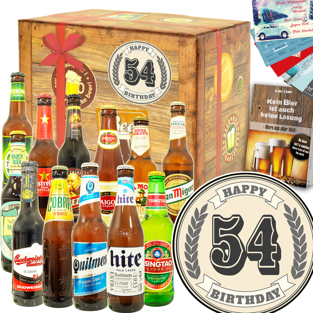 Geburtstag 54 | 12x Bierweltreise | Probierpaket