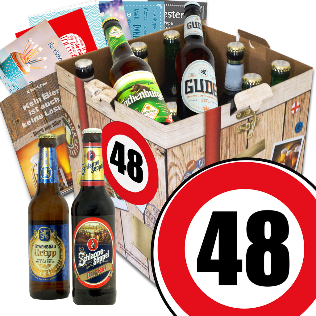 Zahl 48 | 9x Bier Deutschlandreise | Bierpaket