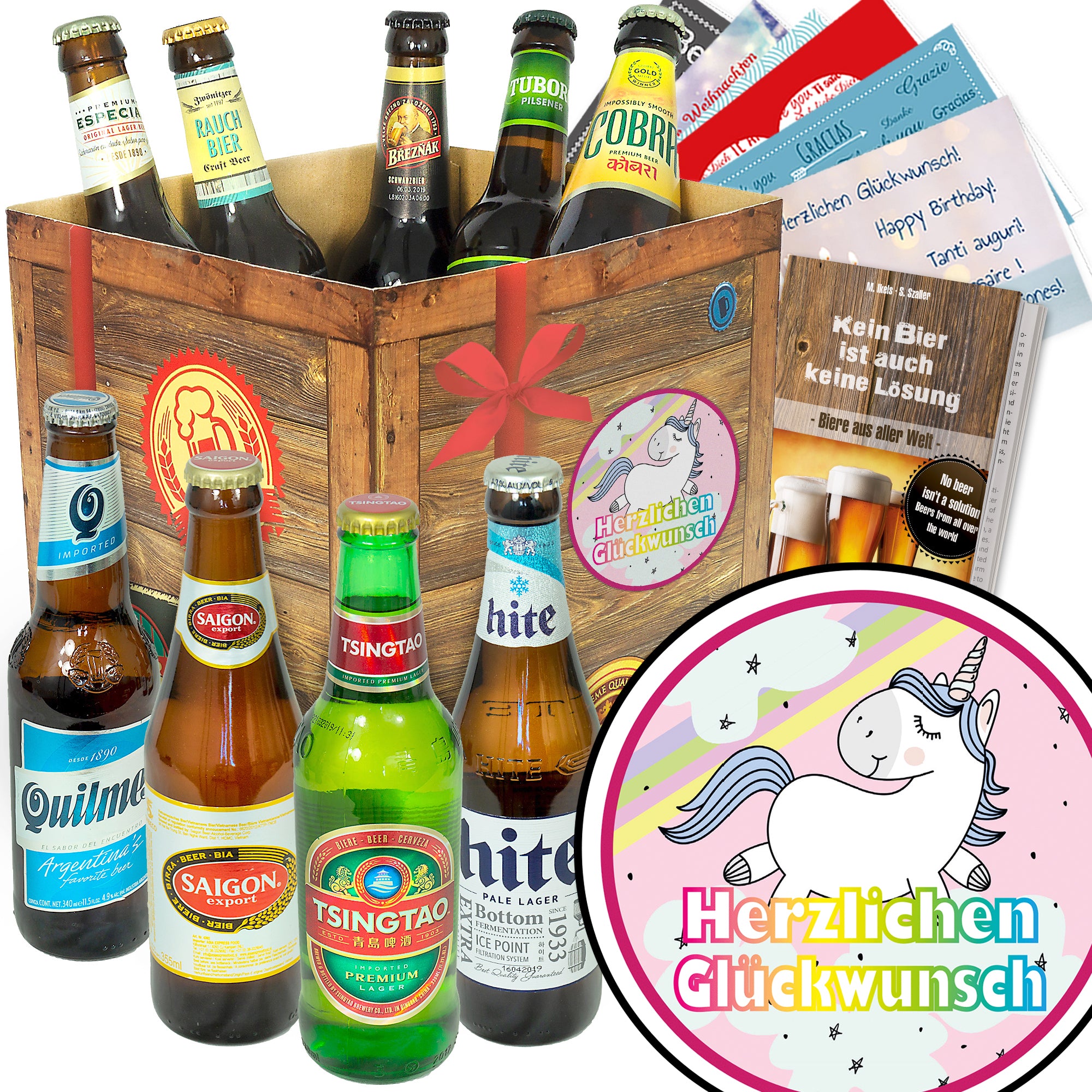 Bier Set | 9x Biere der Welt Geschenkbox