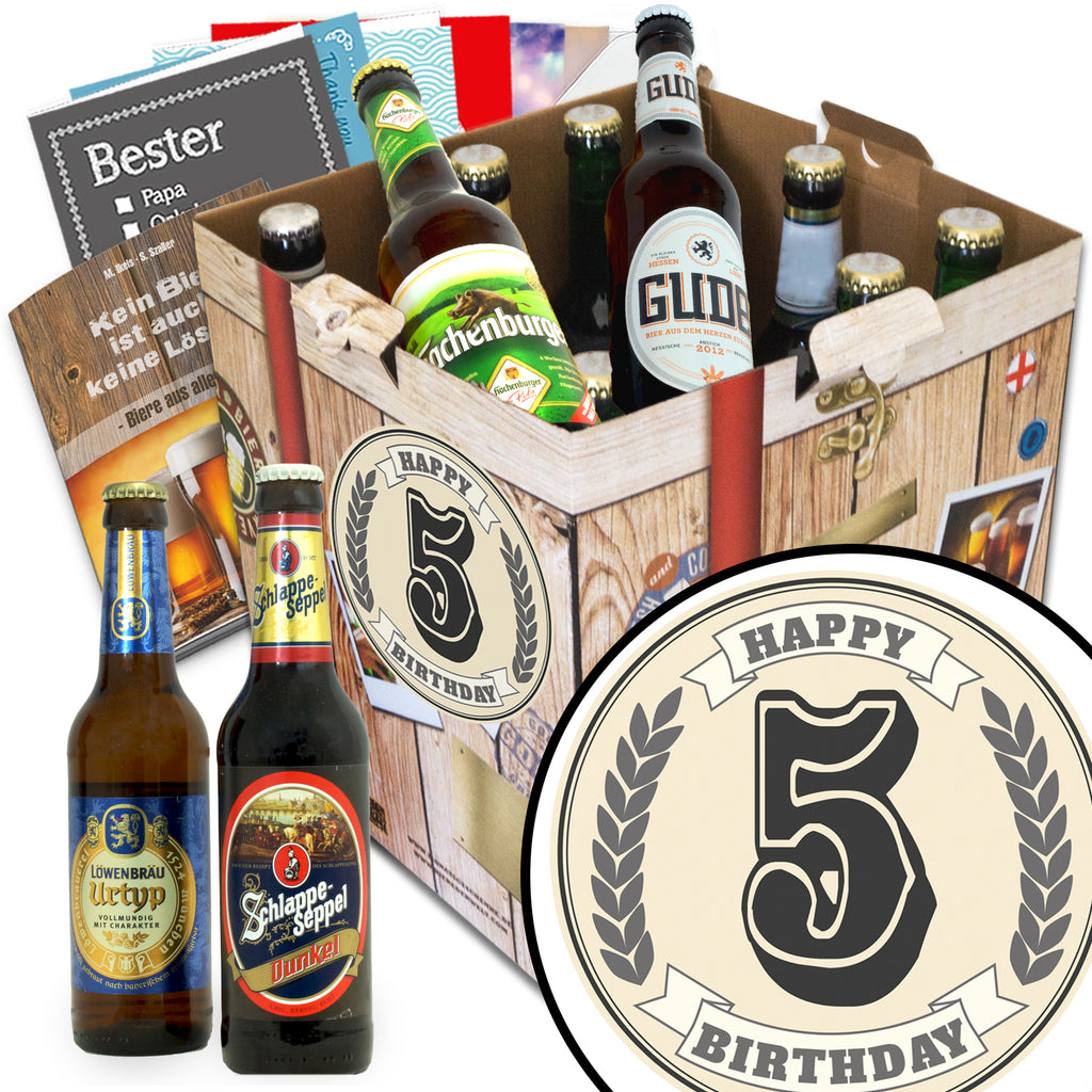 Geburtstag 5 | 9 Spezialitäten Biere aus Deutschland | Biertasting