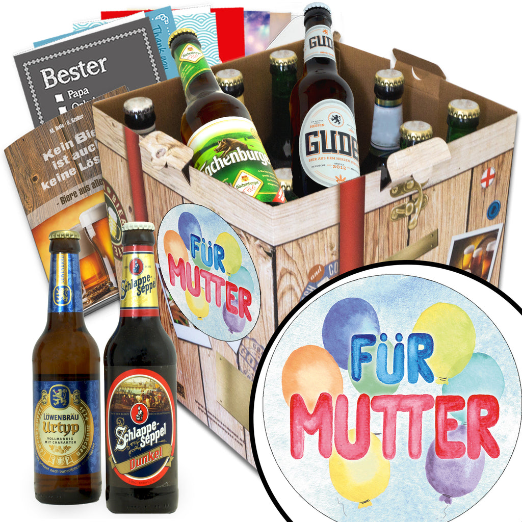 Für Mutter | 9x Bier Bier Deutschlandreise | Geschenk Set