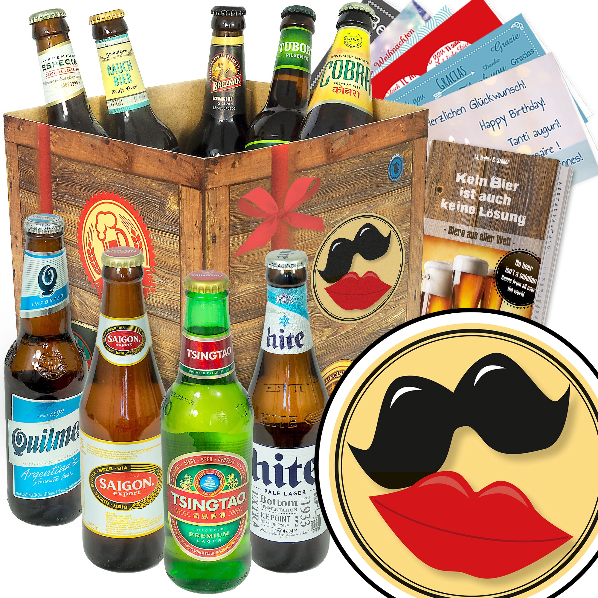 Bier Set | 9x Biere der Welt Geschenkbox