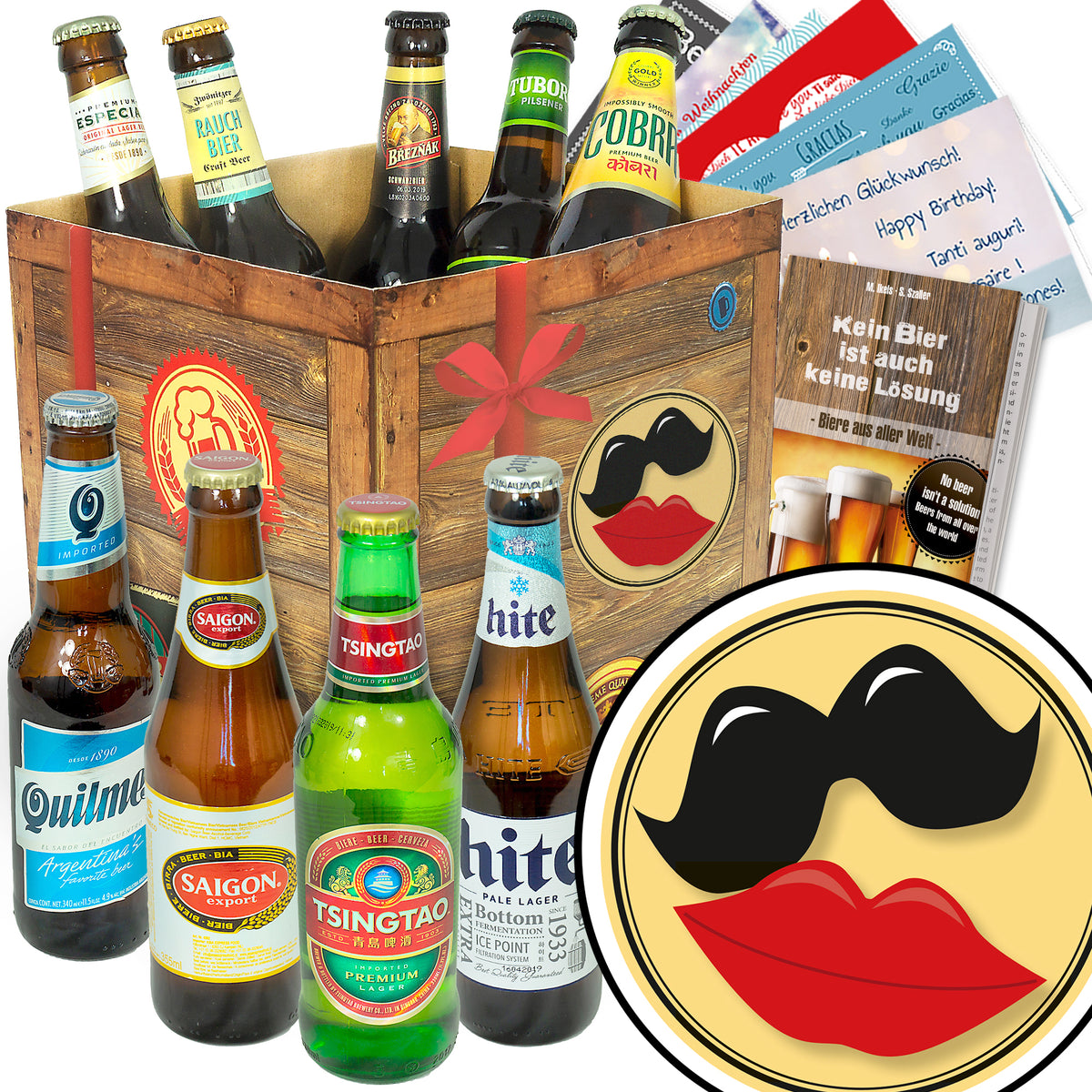 Bier Set | 9x Biere der Welt Geschenkbox
