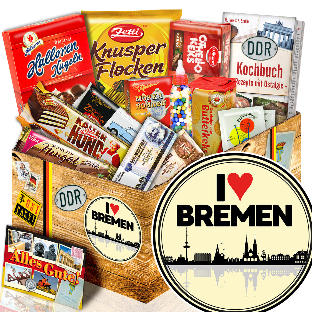I Love Bremen - Süßigkeiten Set DDR L