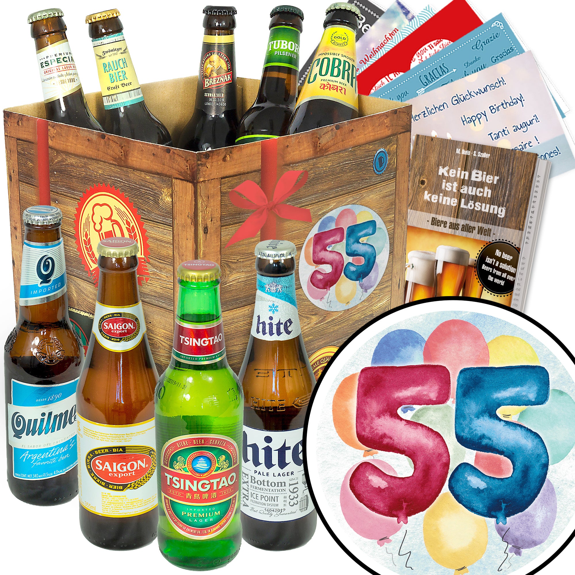Bier Set | 9x Biere der Welt Geschenkbox