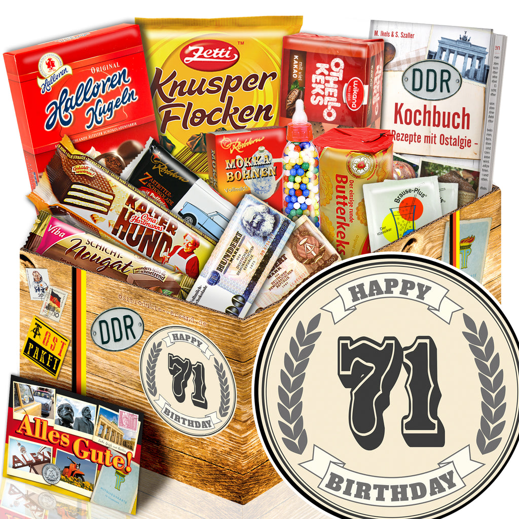 71 Zahl - Süßigkeiten Set DDR L