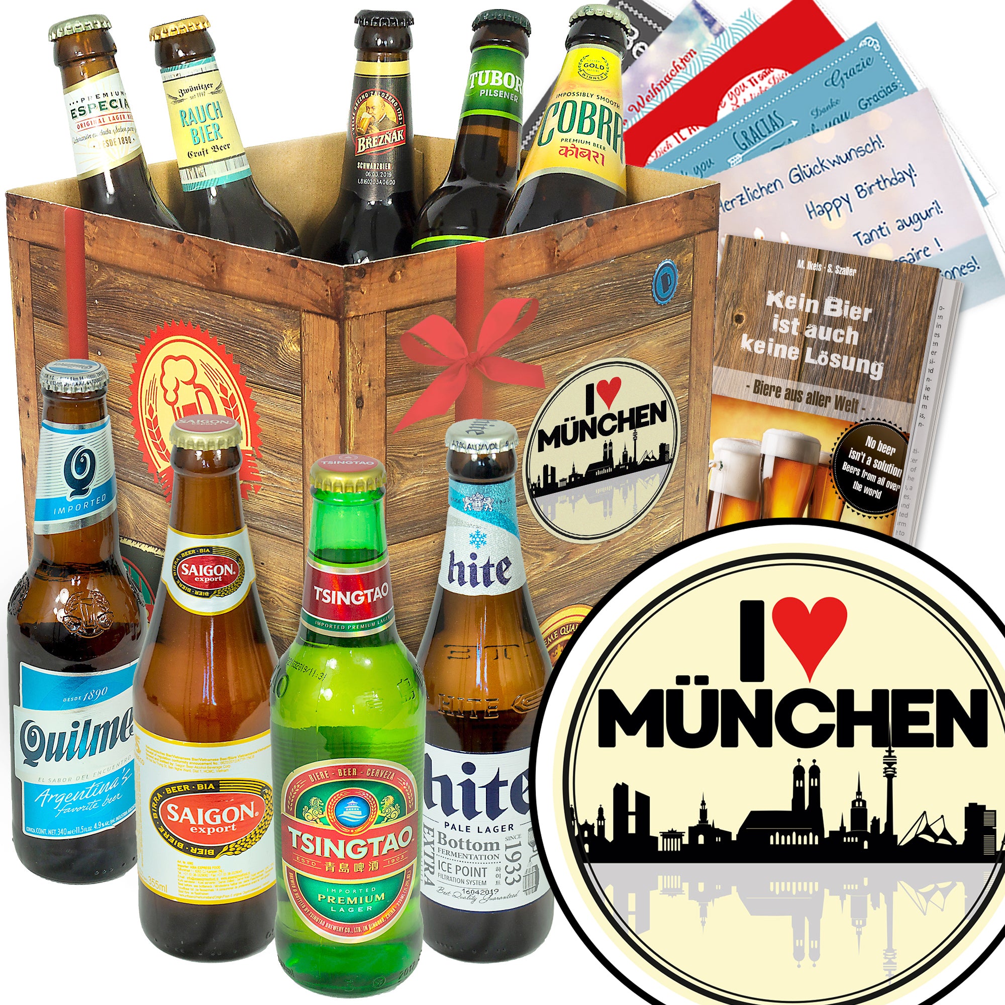 Bier Set | 9x Biere der Welt Geschenkbox