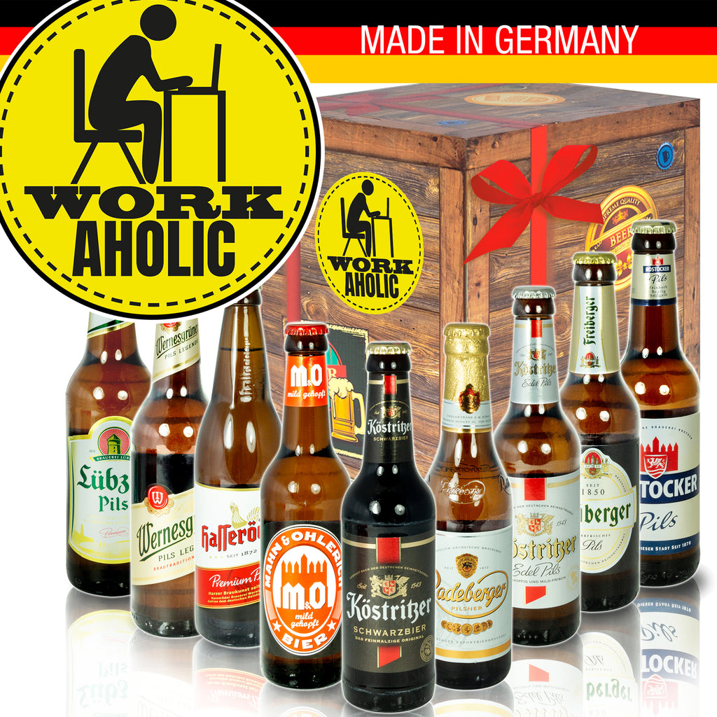 Workoholic | 9 Biersorten Biere aus Ostdeutschland | Geschenkpaket