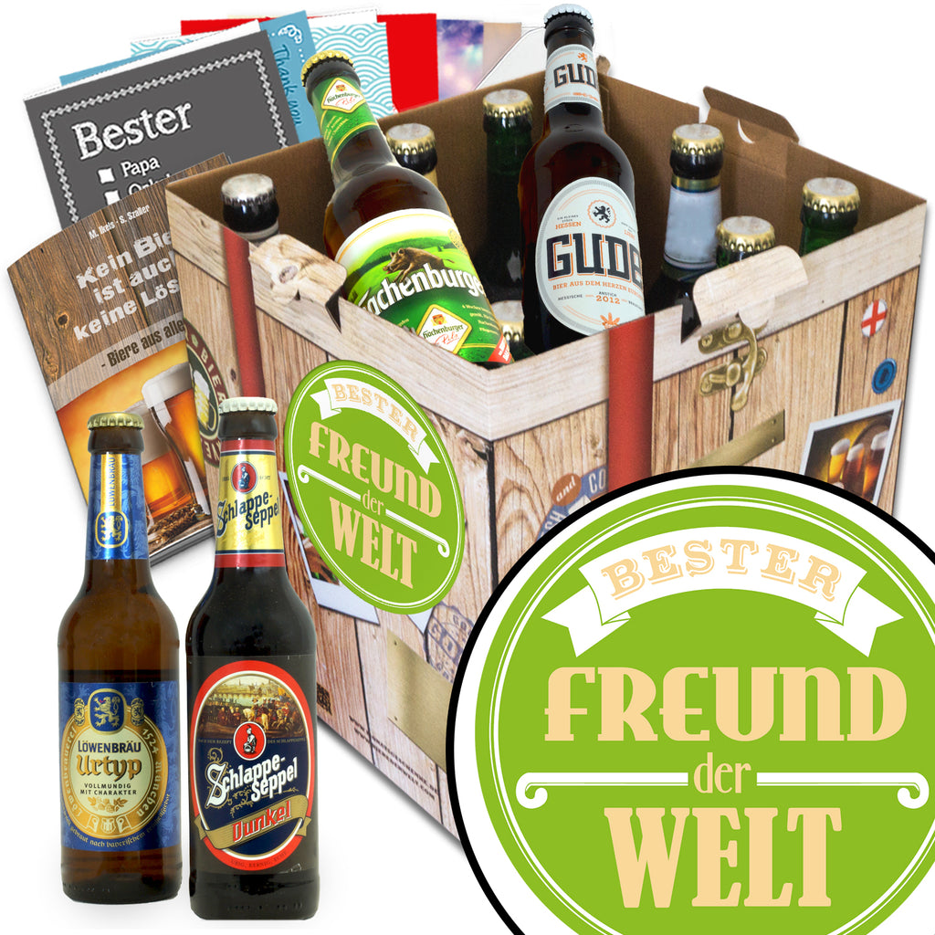 Bester Freund | 9x Bier Bier Deutschlandreise | Geschenk Set