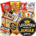 Legenden werden im Januar geboren - Süßigkeiten Set DDR L