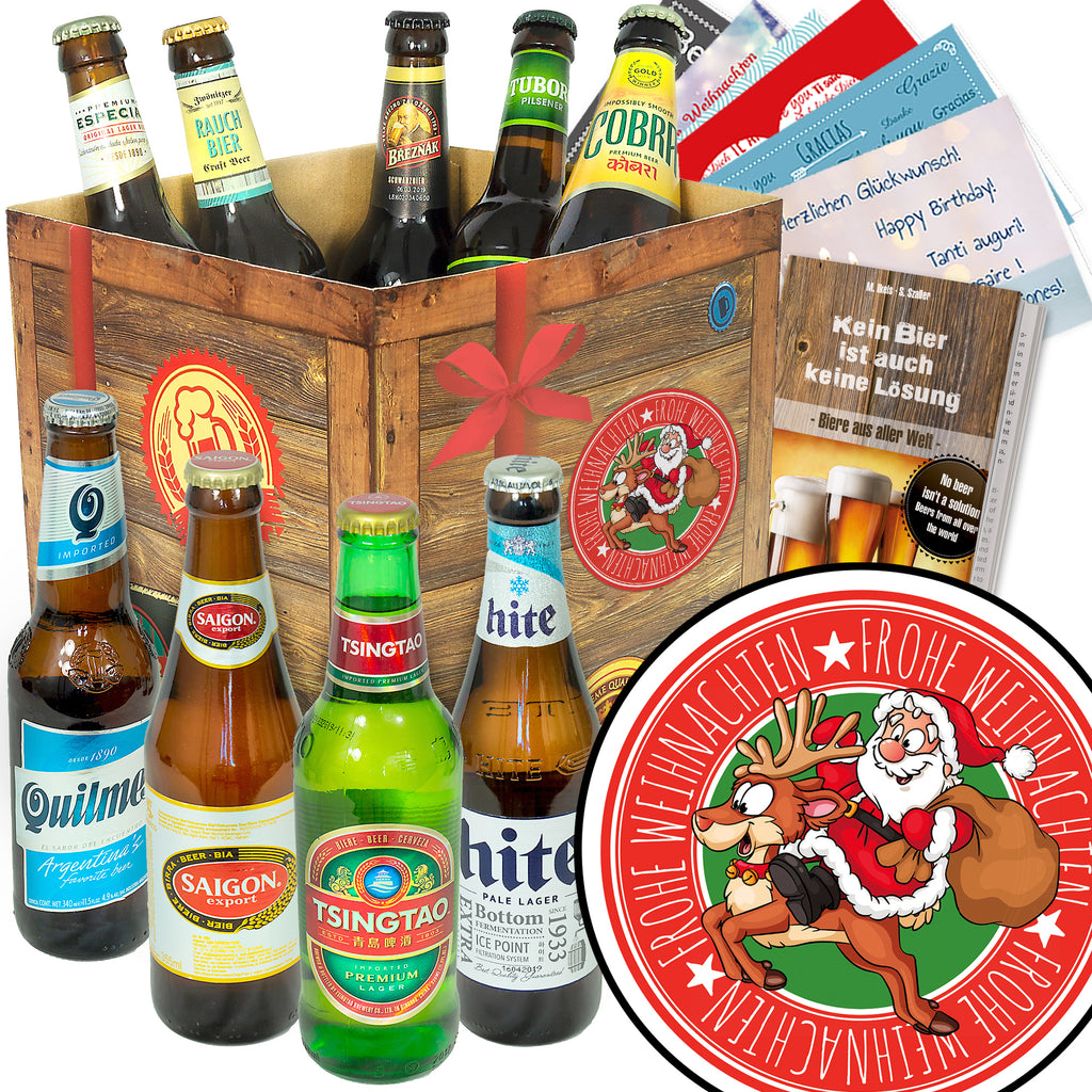 Santa | 9 Biersorten Biere aus aller Welt | Paket