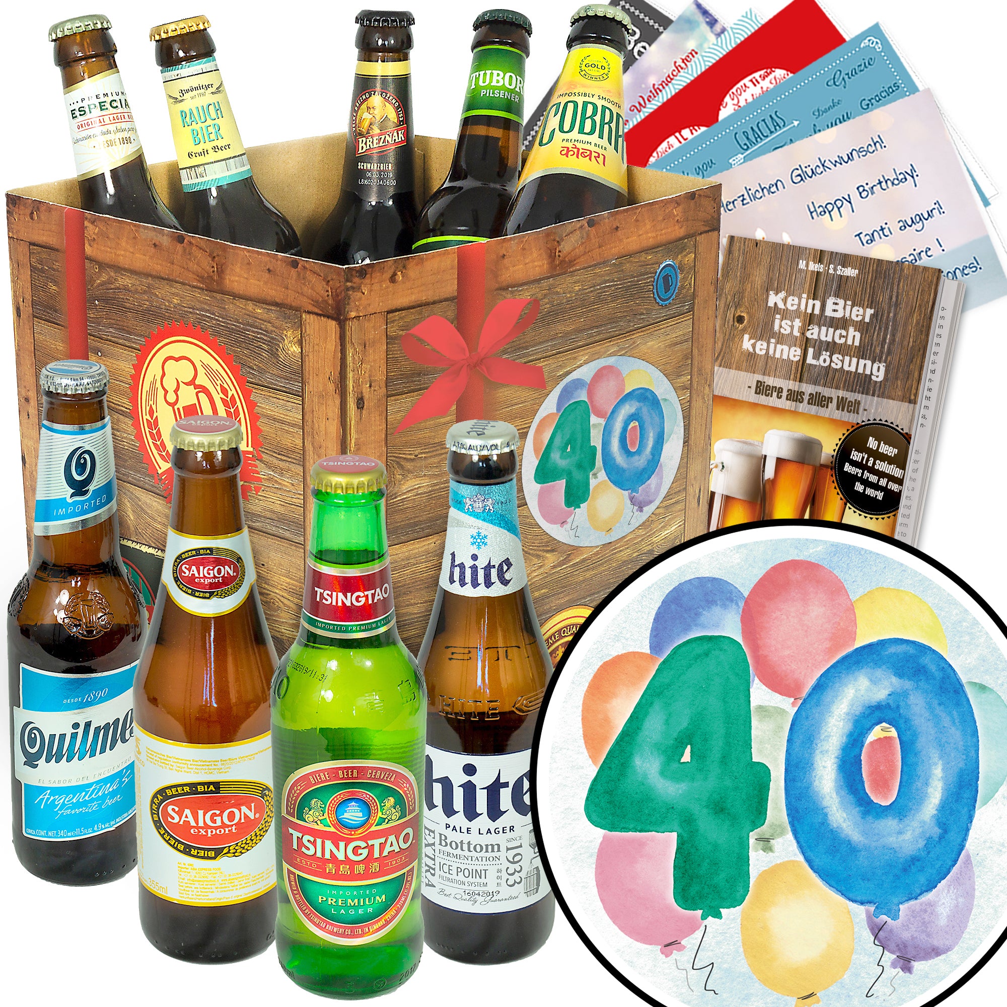 Bier Set | 9x Biere der Welt Geschenkbox