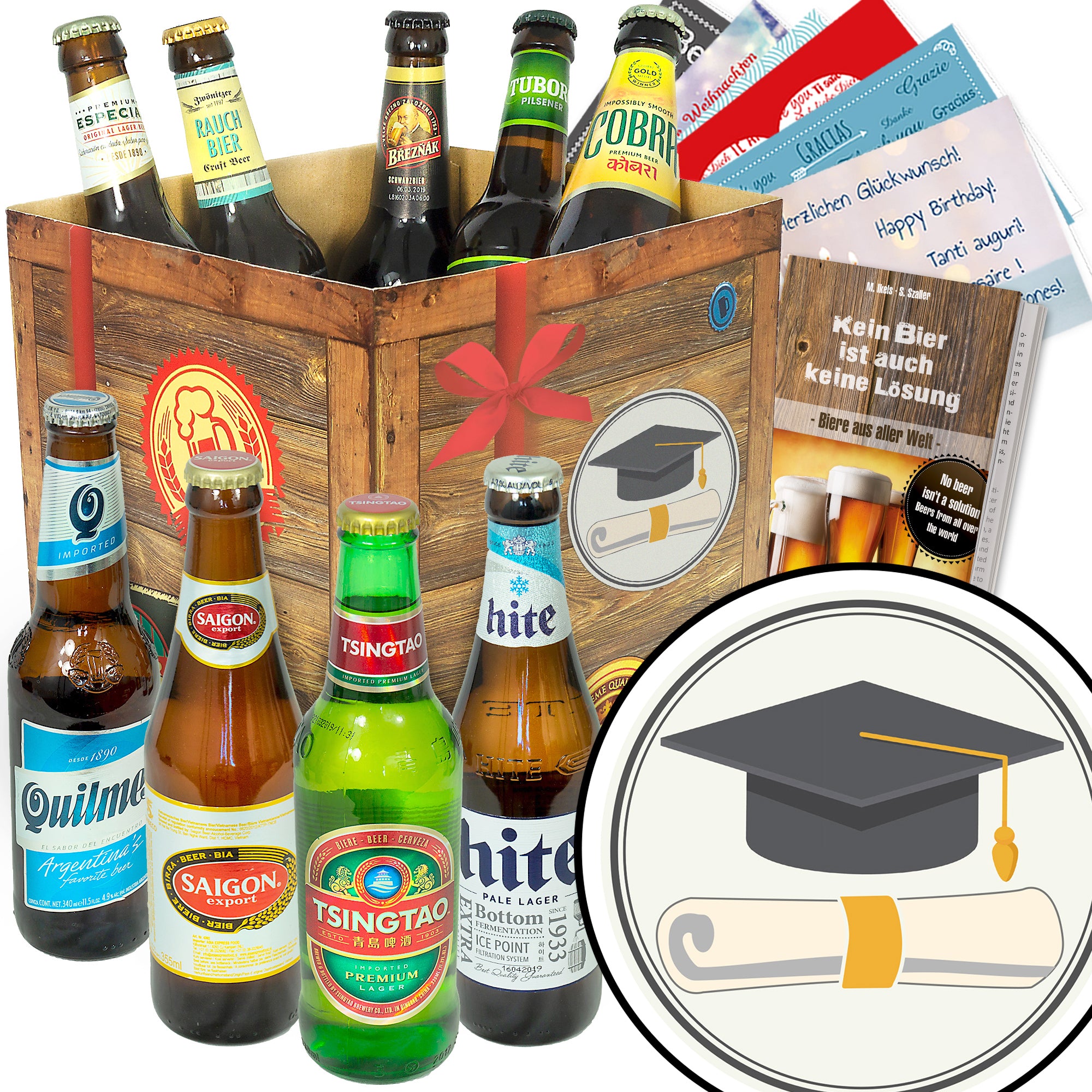 Bier Set | 9x Biere der Welt Geschenkbox
