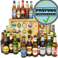 Prüfung bestanden | 24 Länder Biere der Welt | Paket - monatsgeschenke.de