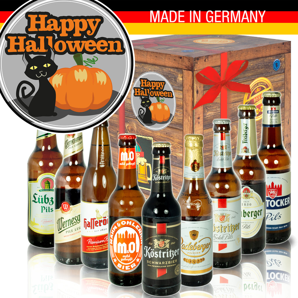 Halloween | 9x Biere aus Ostdeutschland | Geschenk Box