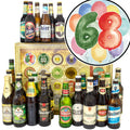 Geburtstag 68 | 24x Biere Welt und Deutschland | Geschenkidee