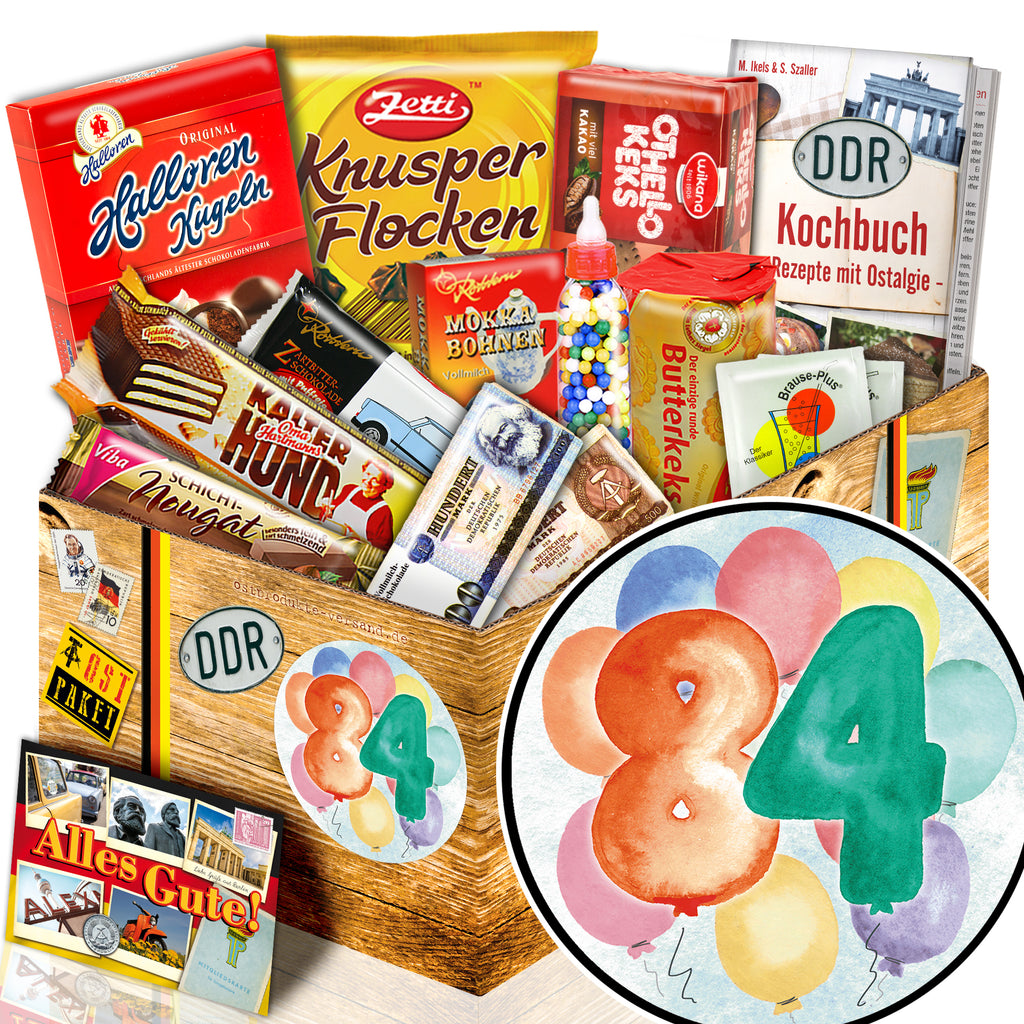 Zahl 84 - Süßigkeiten Set DDR L