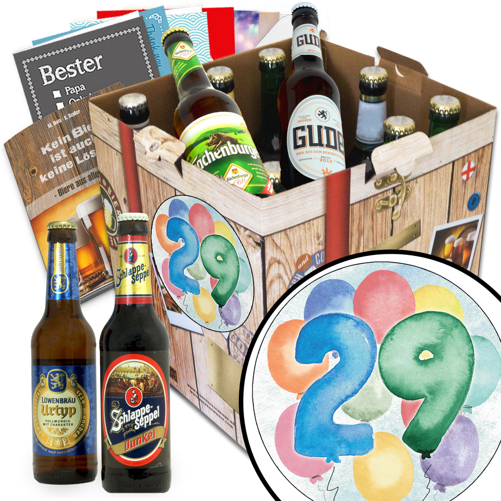 Geburtstag 29 | 9 Flaschen Biere aus Deutschland | Biertasting