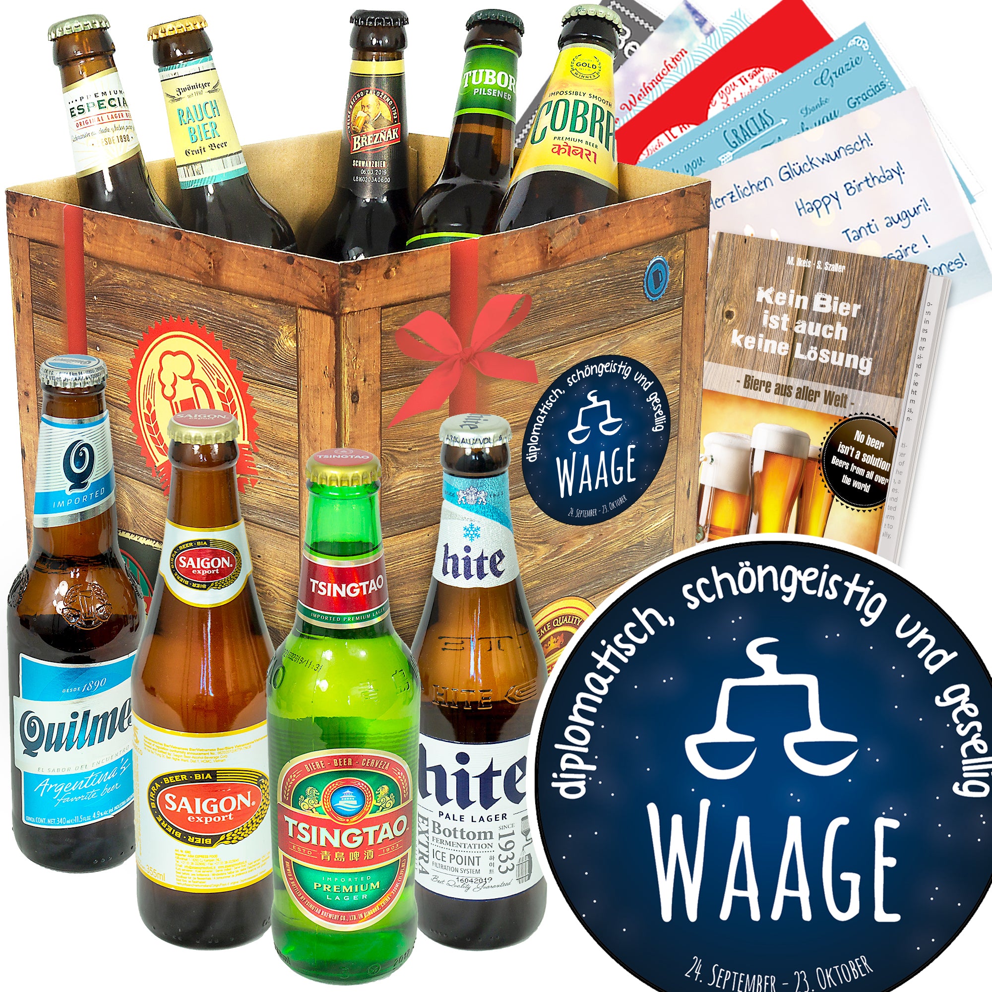 Bier Set | 9x Biere der Welt Geschenkbox