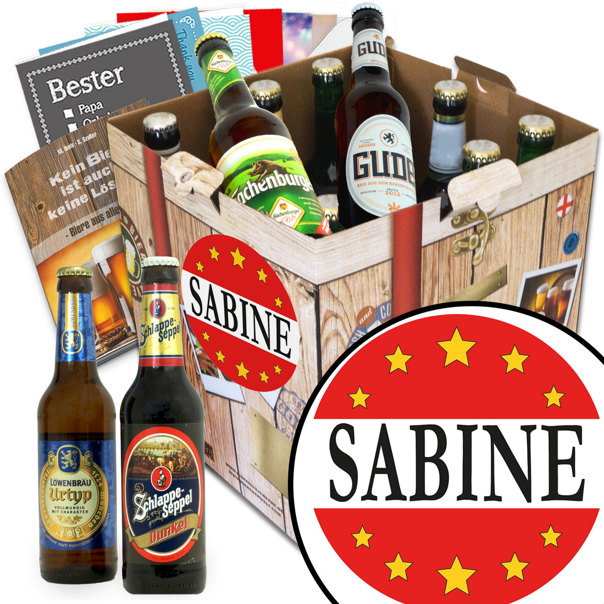 Sabine | 9 Flaschen Biere Deutschland | Bierset