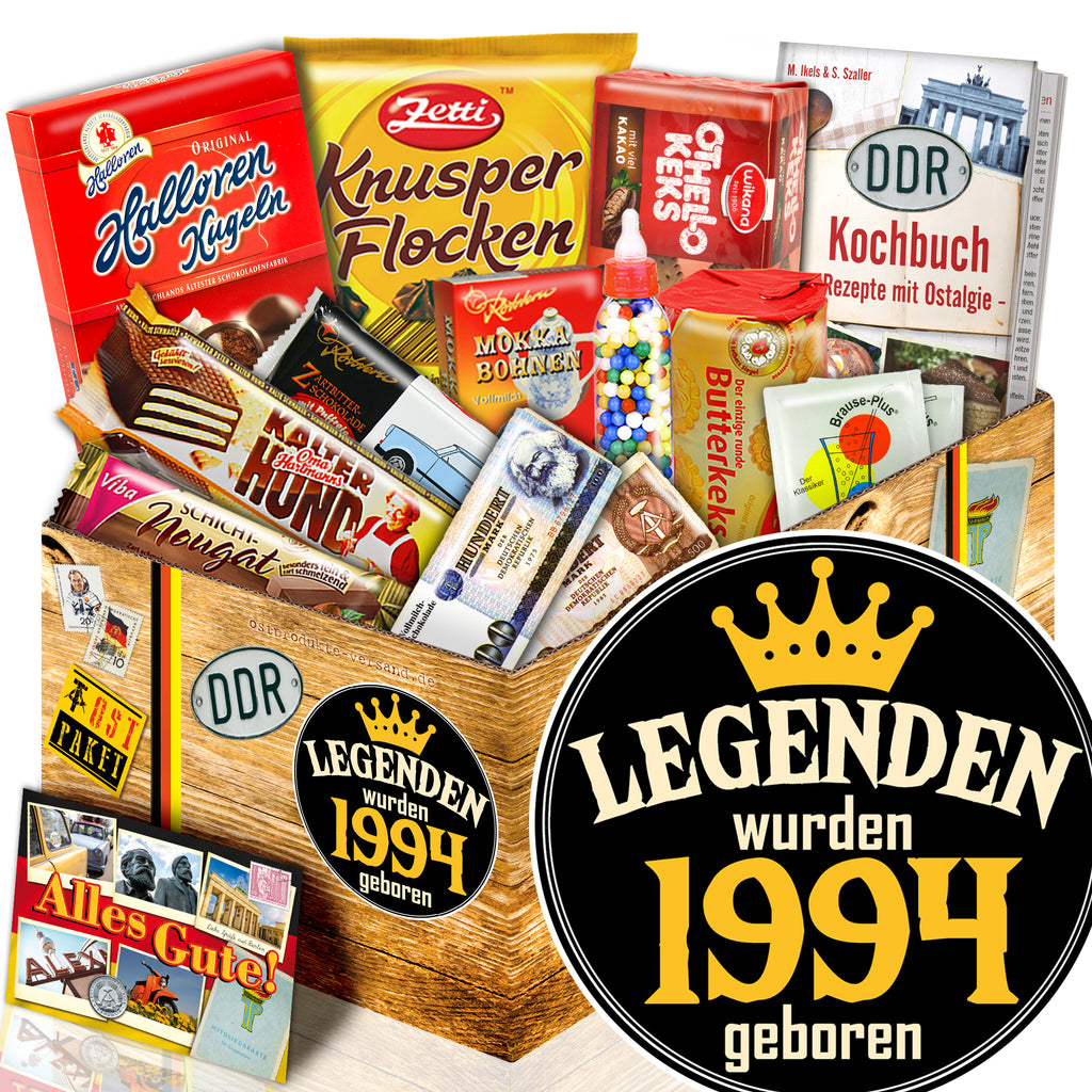 Legenden wurden 1994 geboren - Süßigkeiten Set DDR L