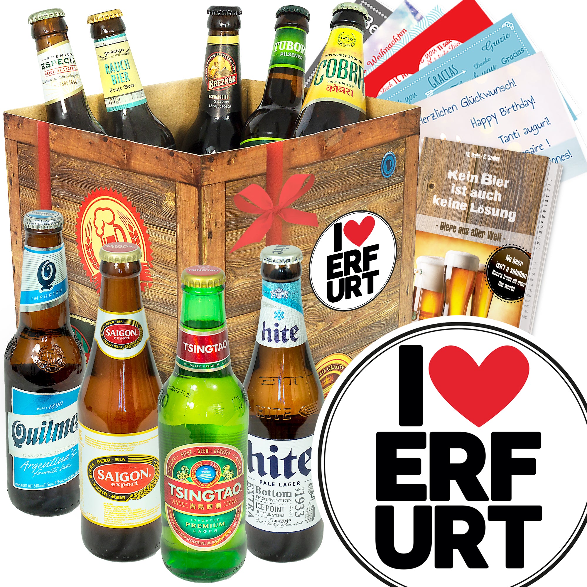 Bier Set | 9x Biere der Welt Geschenkbox