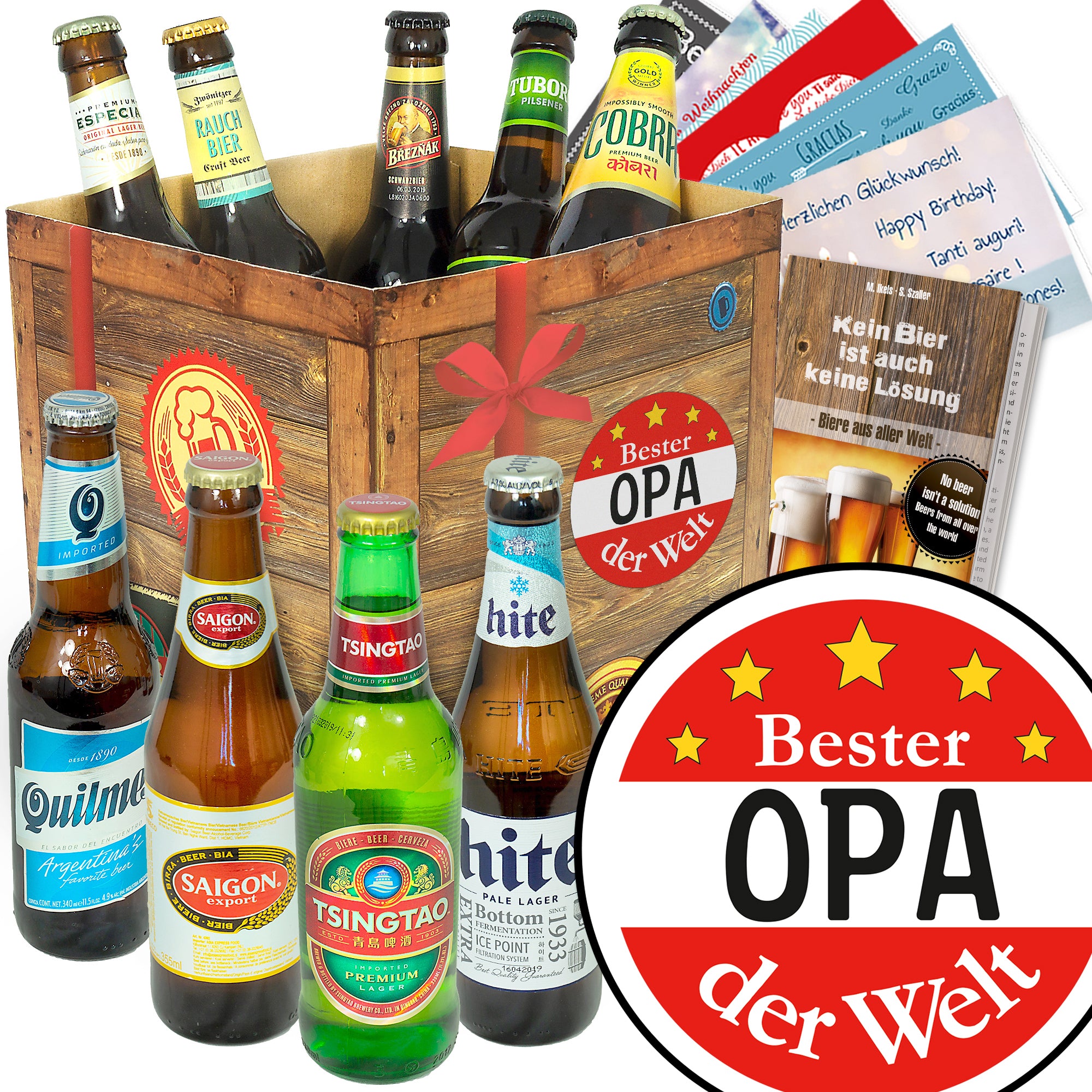 Bier Set | 9x Biere der Welt Geschenkbox