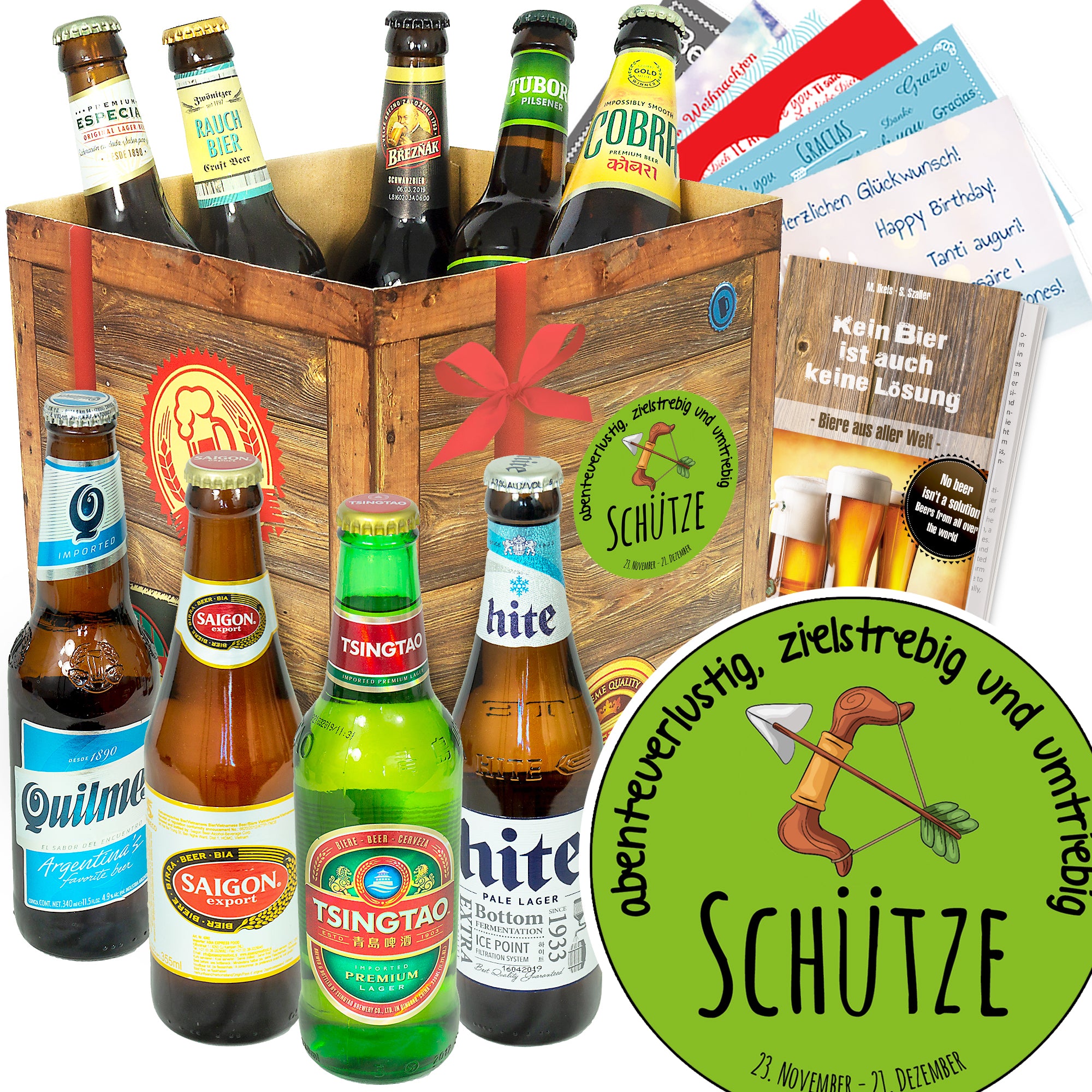 Bier Set | 9x Biere der Welt Geschenkbox