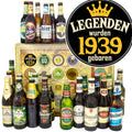 Legenden 1939 | 24 Flaschen Bier aus Welt und Deutschland | Biertasting