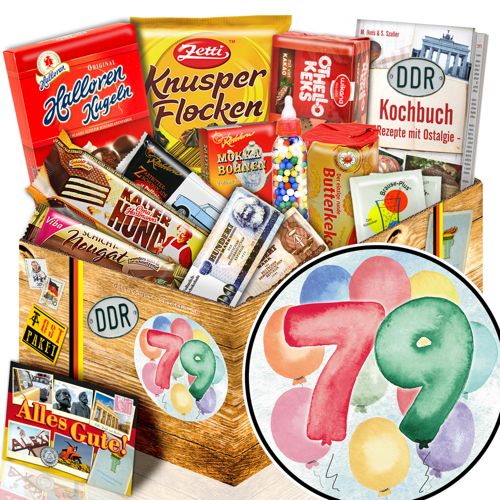 Zahl 79 - Süßigkeiten Set DDR L