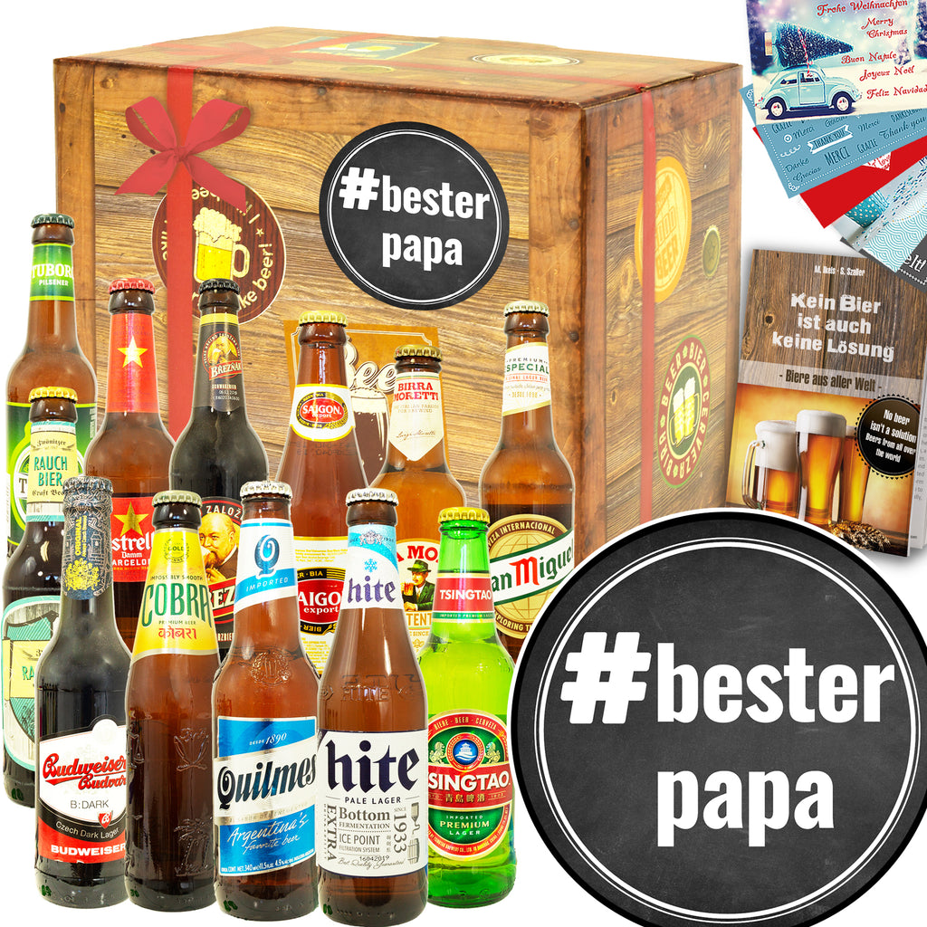 #BesterPapa | 12 Flaschen Bierweltreise | Geschenk Box