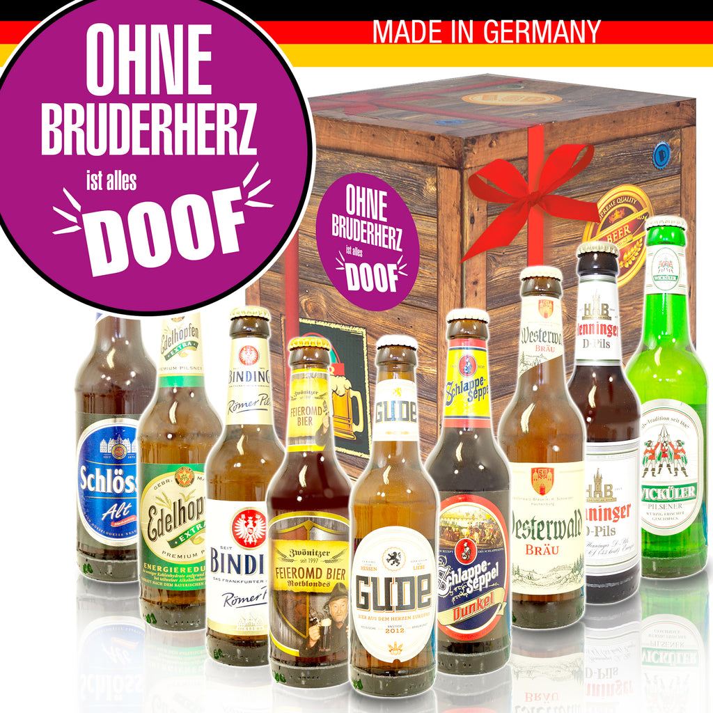 Ohne Bruderherz ist alles doof | 9x Bier Biere Deutschland | Biertasting