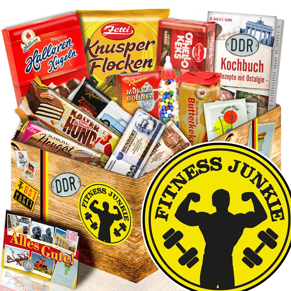 Fitness Junkie - Süßigkeiten Set DDR L - monatsgeschenke.de