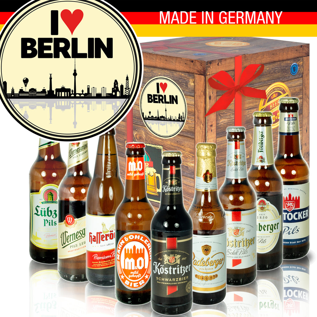 I love Berlin | 9x Ostdeutsche Biere | Probierpaket