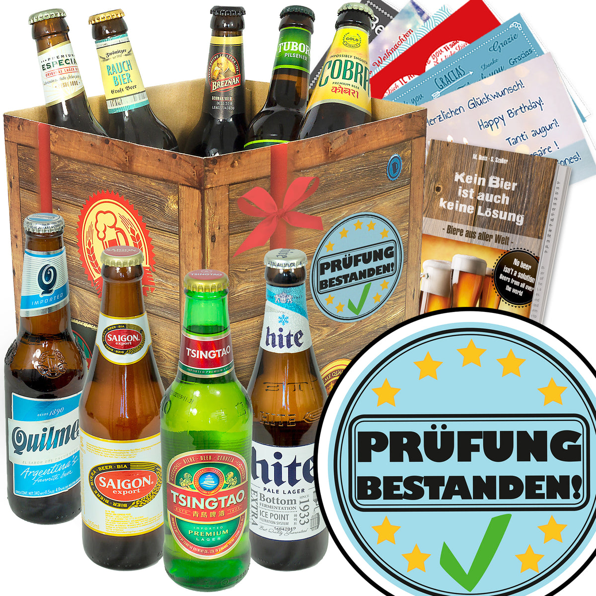 Bier Set | 9x Biere der Welt Geschenkbox