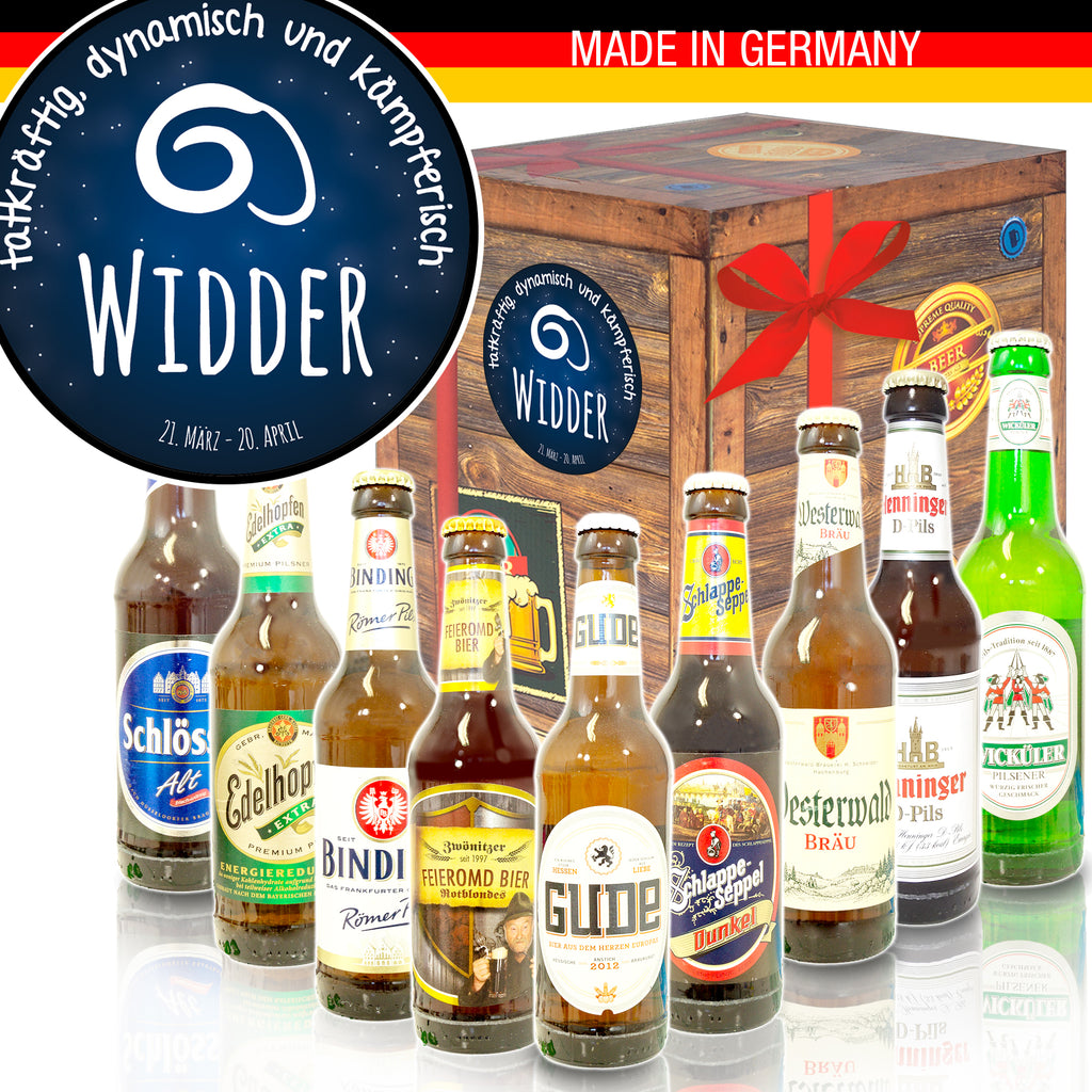 Sternzeichen Widder | 9 Spezialitäten Biere aus Deutschland | Bierverkostung