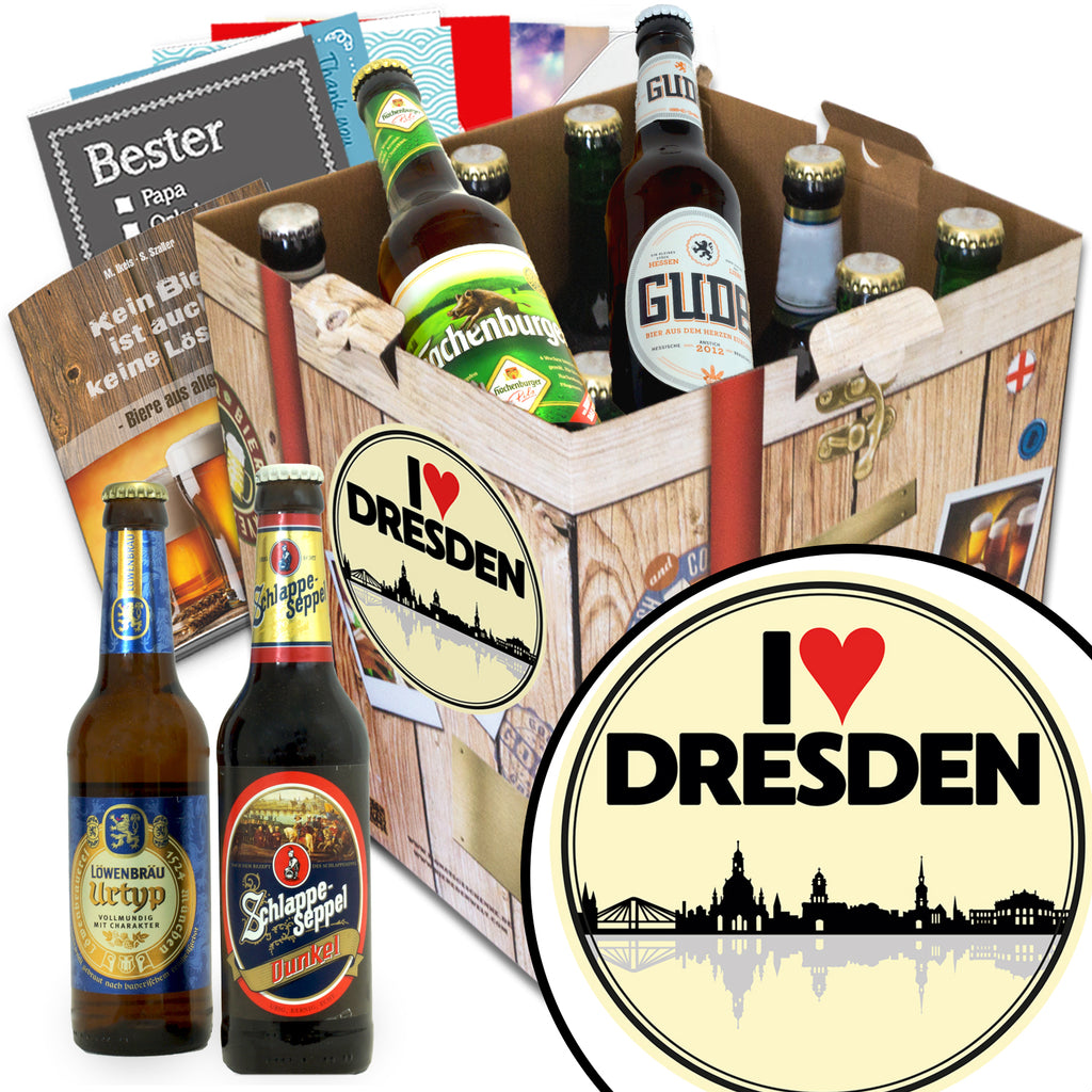 I love Dresden | 9 Biersorten Biere aus Deutschland | Bierverkostung