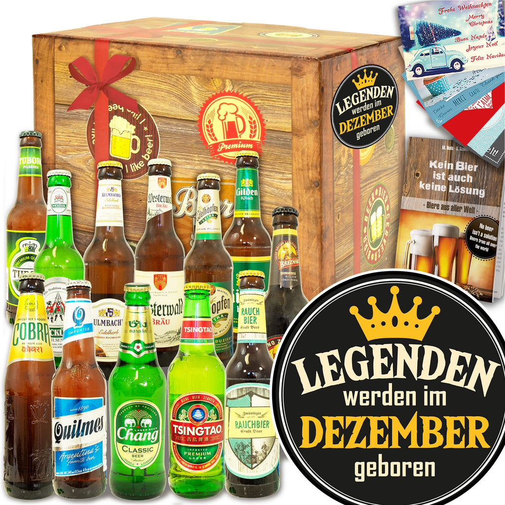 Legende Dezember | 12x Bier International und DE | Paket
