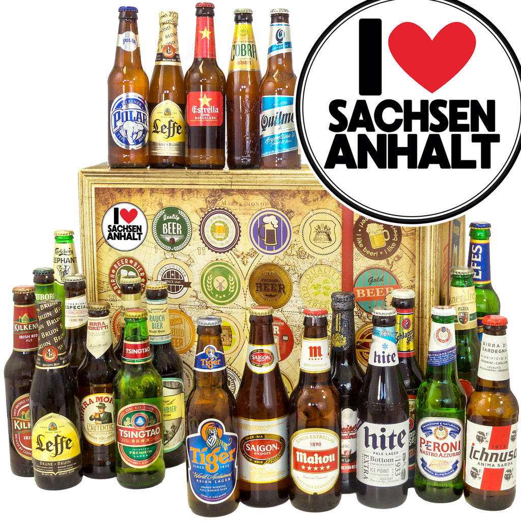 I Love Sachsen-Anhalt | 24 Spezialitäten Bier aus aller Welt | Bierverkostung