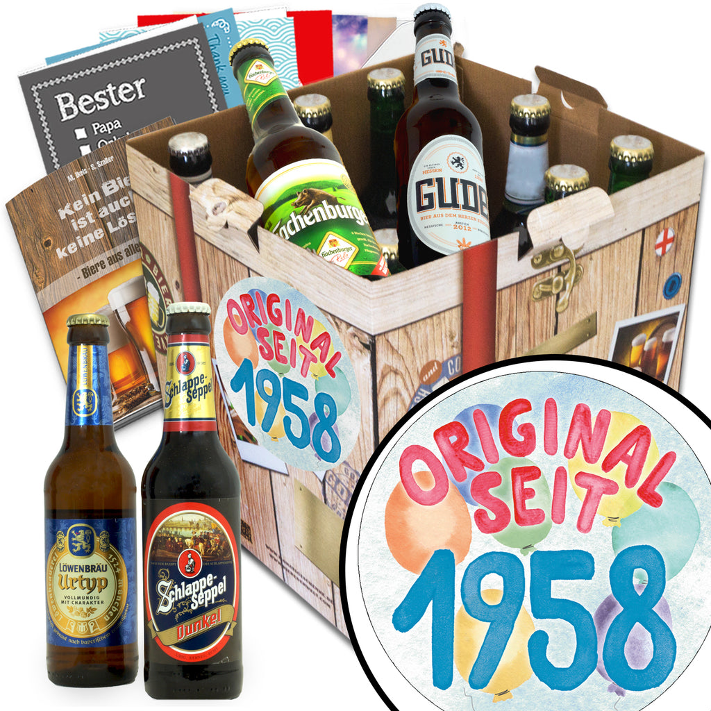 Original seit 1958 | 9 Biersorten Biere aus Deutschland | Paket
