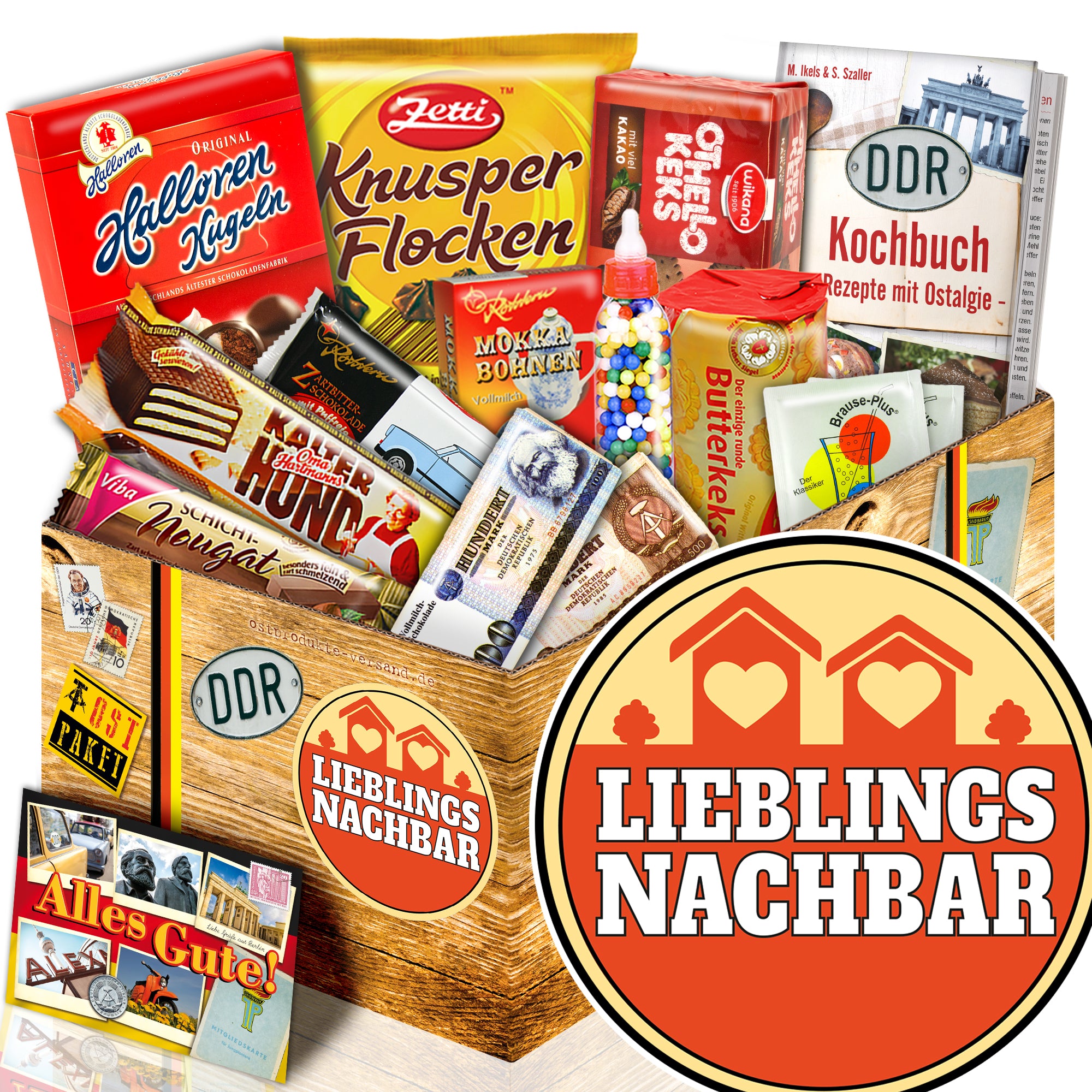 Lieblingsnachbar - Süßigkeiten Set DDR L