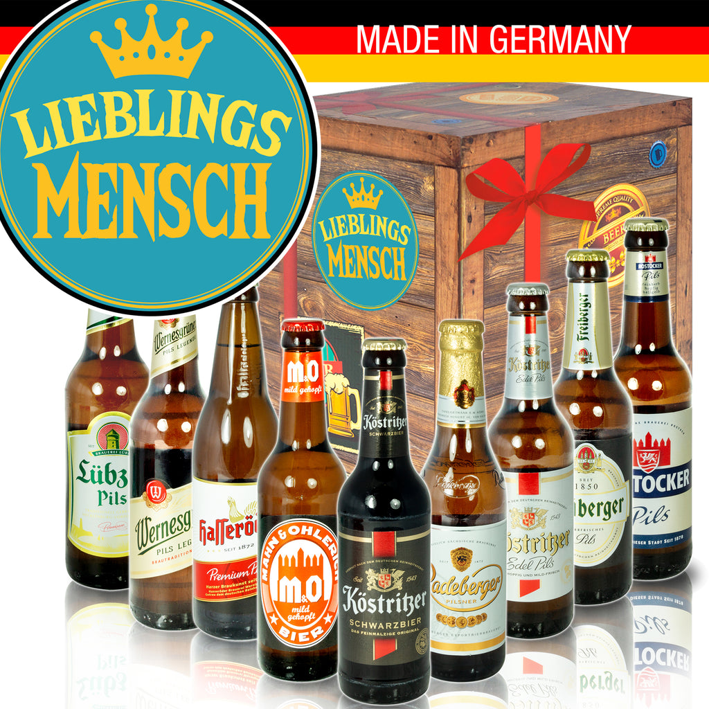 Lieblingsmensch | 9x Bier Biere aus Ostdeutschland | Bierbox
