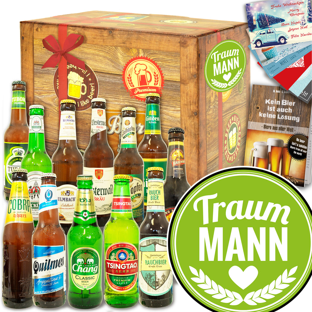 Traummann | 12 Spezialitäten Bier Deutschland und Welt | Geschenkidee