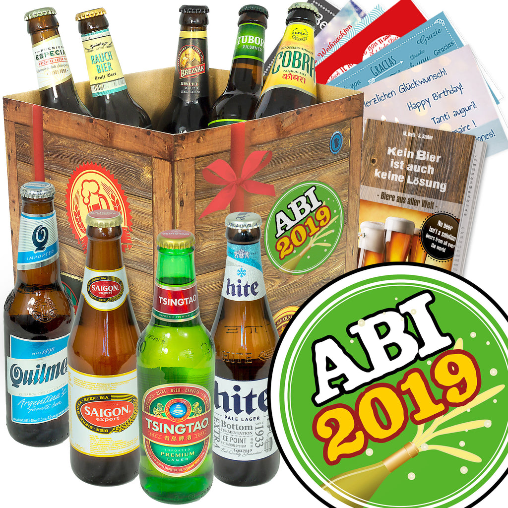 Abi 2019 | 9 Flaschen Bierweltreise | Paket