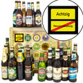 Ortsschild 80 | 24 Spezialitäten Bier aus Welt und Deutschland | Biertasting