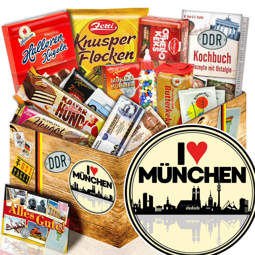 I Love München - Süßigkeiten Set DDR L