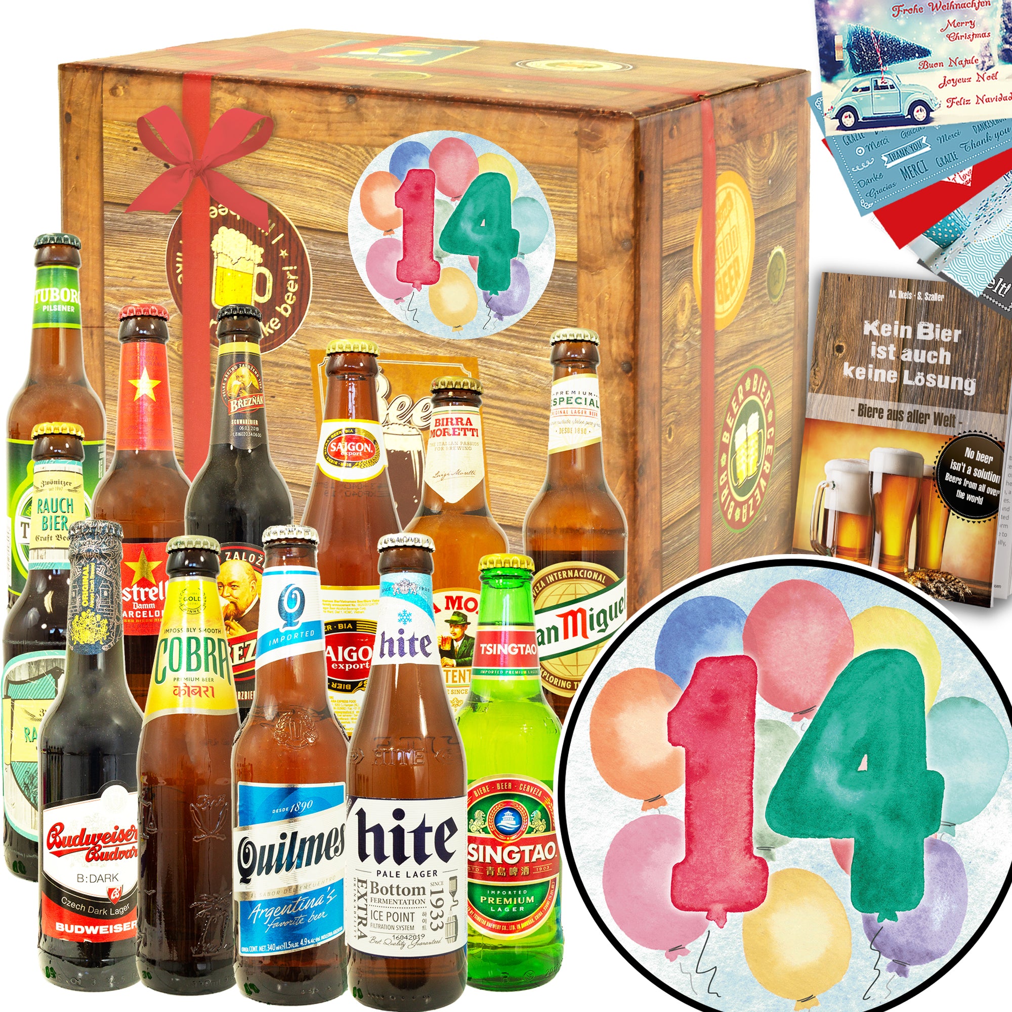 Hochzeitstag 14 | 12 Biersorten Bierweltreise | Geschenkidee